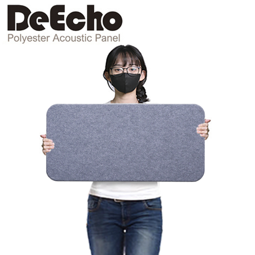 DeEcho 40*80 圓角吸音板(15mm淺灰)