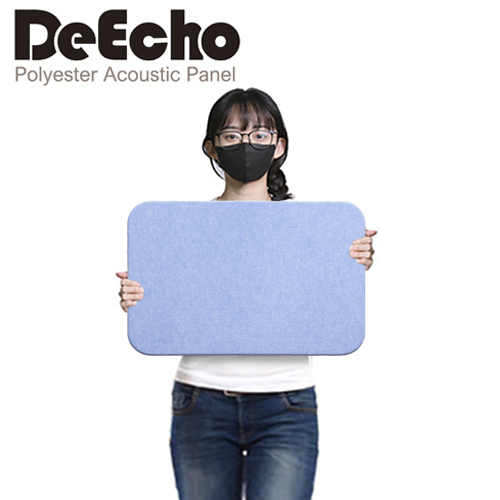 DeEcho 40*60 圓角吸音板(15mm淺藍)
