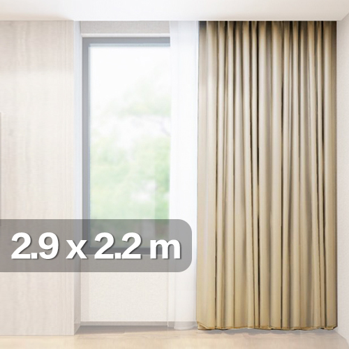 KEYSTONE專業隔音窗簾 2.9*2.2高1片-米色
