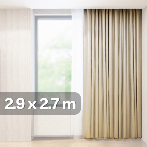 KEYSTONE專業隔音窗簾 2.9*2.7高1片-米色