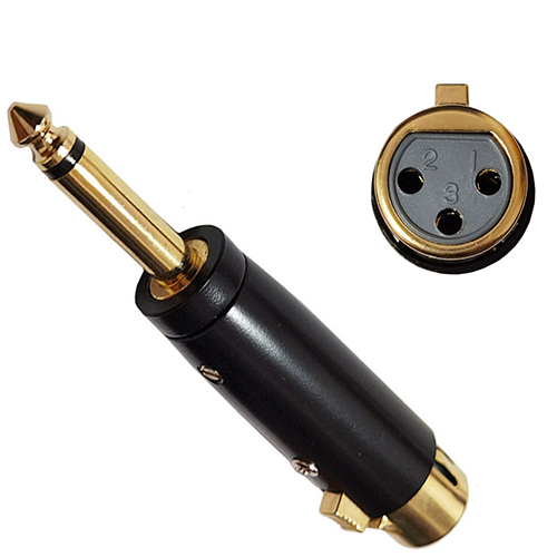 KEYSTONE 3XLR母 轉 6.35mm TRS公 轉接頭