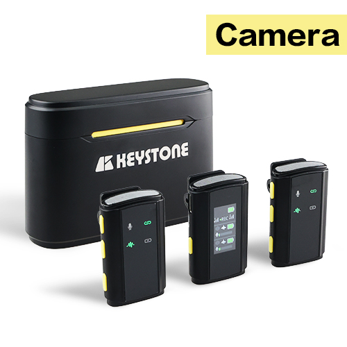 Keystone J28 一對二 無線領夾麥克風(Camera)