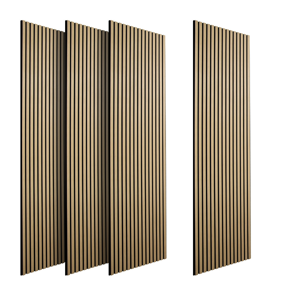 KEYSTONE 木格柵吸音板60X240cm 4片裝 (White Oak)