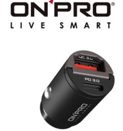 【ONPRO】GT-PD45AC  雙模隱藏式車充 PD+QC3.0 45W