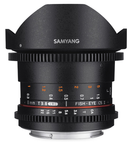 Samyang 8mm(T3.8)VDSLR II代鏡頭-CANON