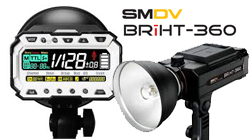 【新品試用】超輕、超小、全自動的韓國SMDV BRIHT-360 TTL 外拍燈