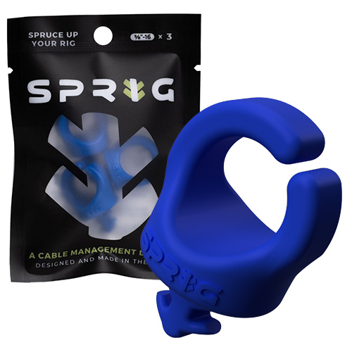 【SPRIG】3/8"-16 整線扣 - 寶石藍 (三入/包)